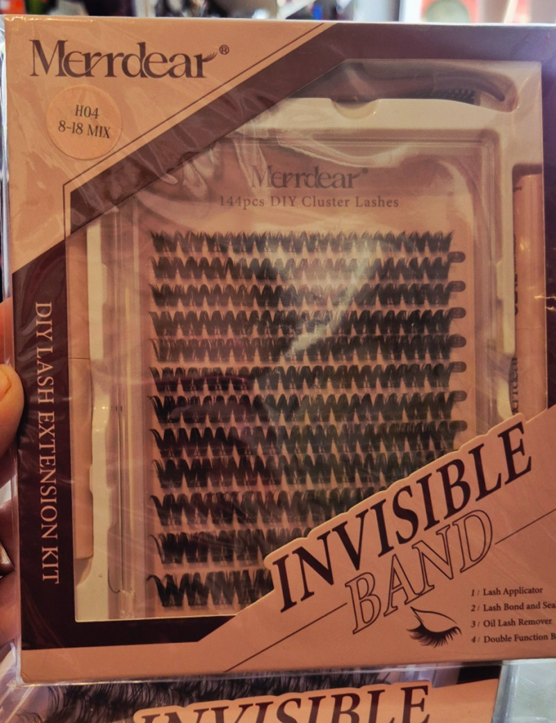 Set pestañas invisible