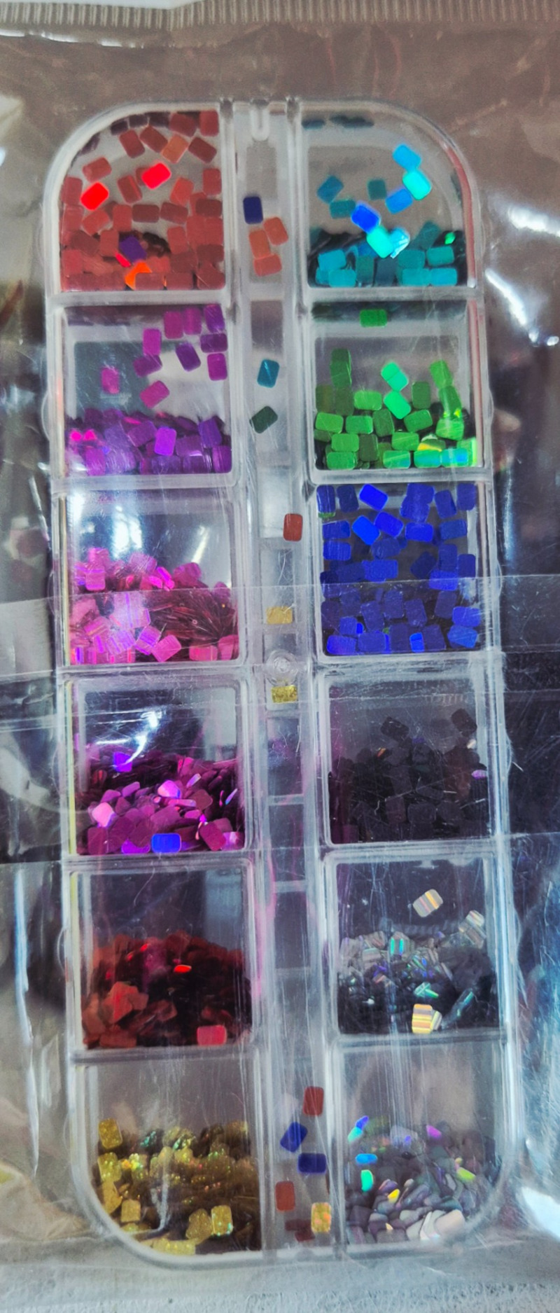 Caja con cuadros holograficos