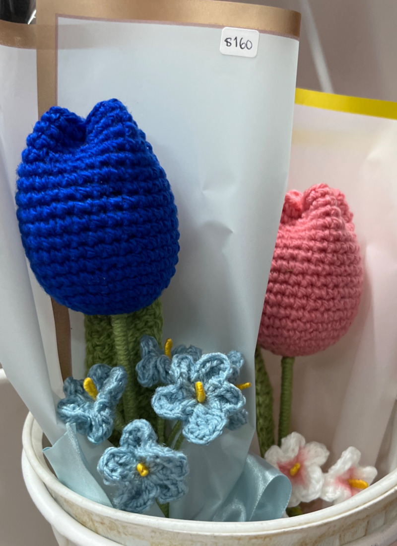Tulipán con flores