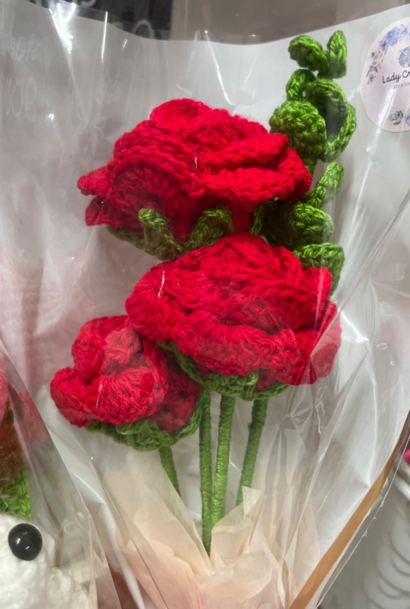 Ramo de rosas crochet