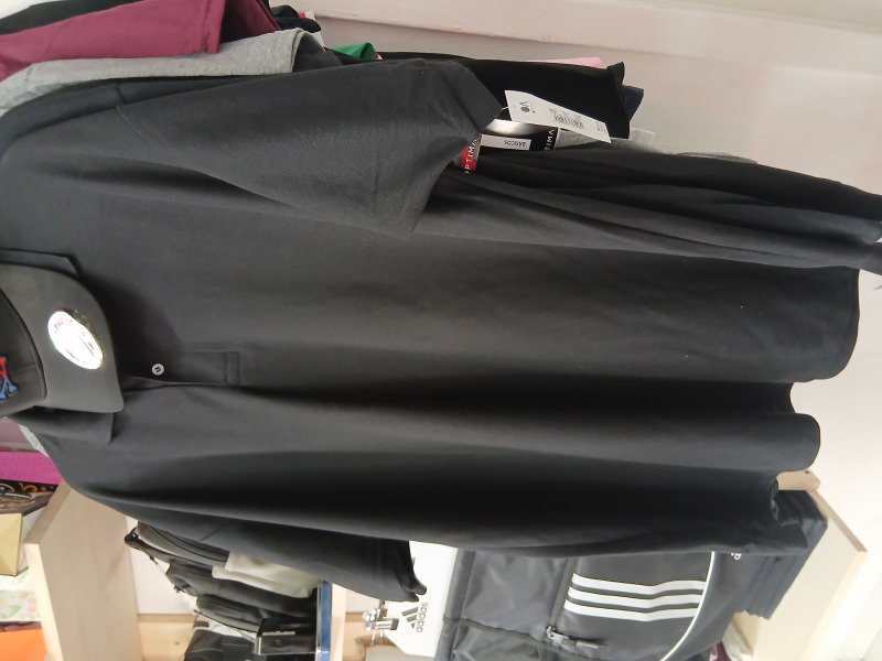 Camisa polo negra optima