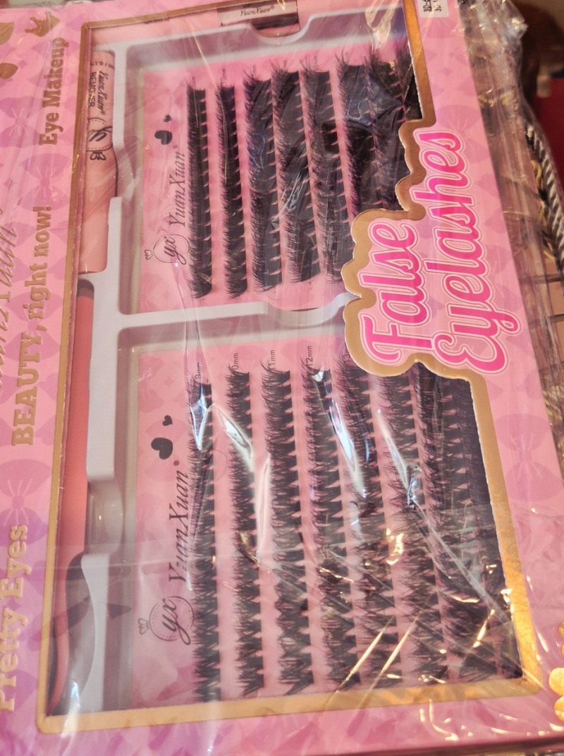 Pestañas dobles rosa