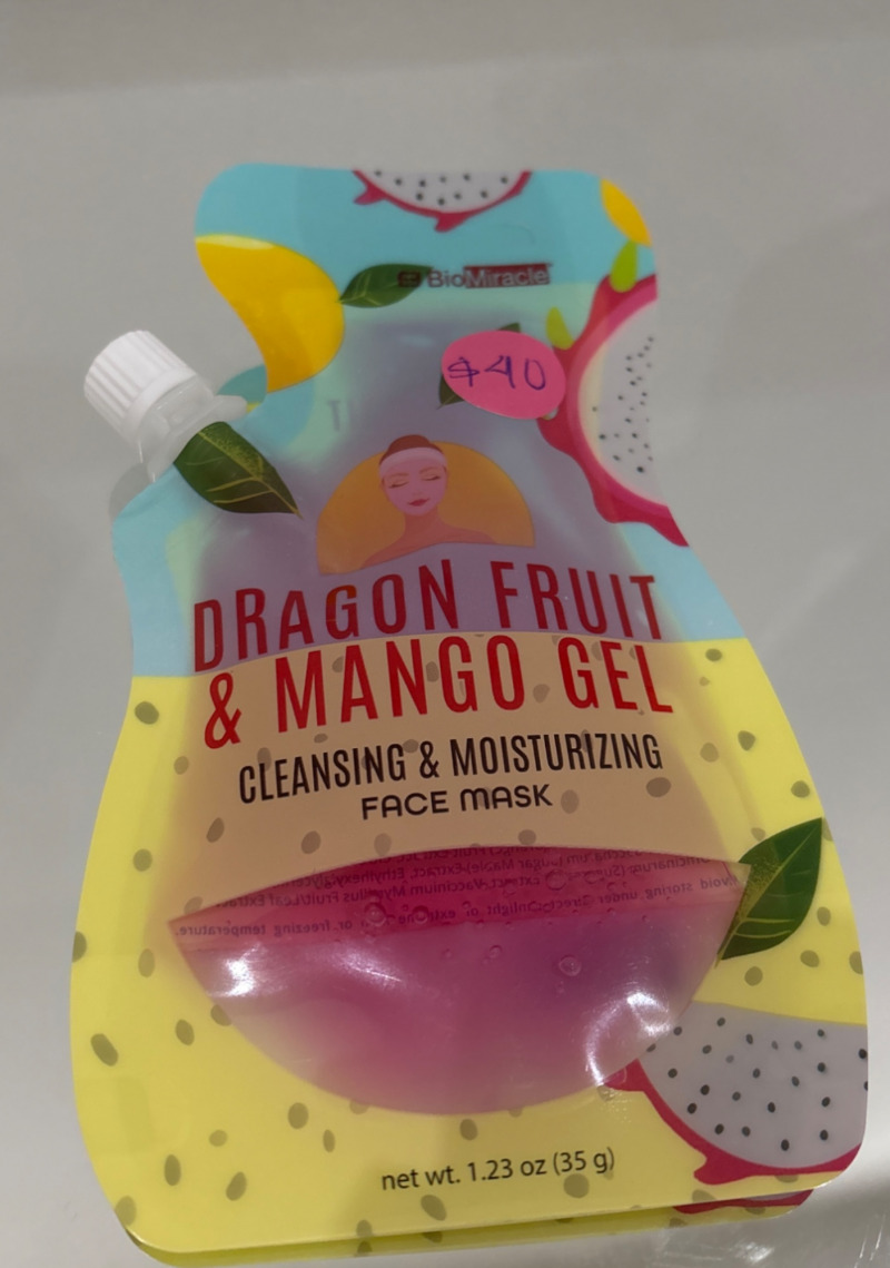 BM face mask dragon fruit y mango