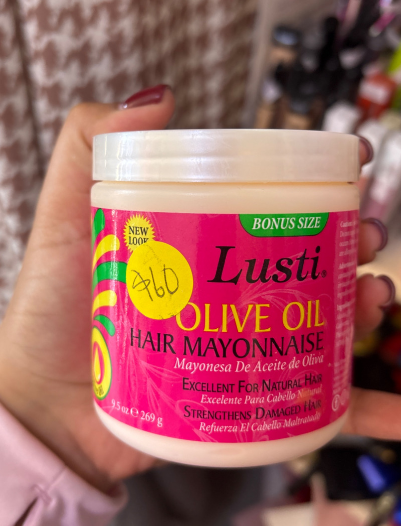 Mayonesa de aceite de oliva para cabello
