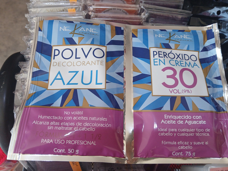 Polvo decolorante azul del 30