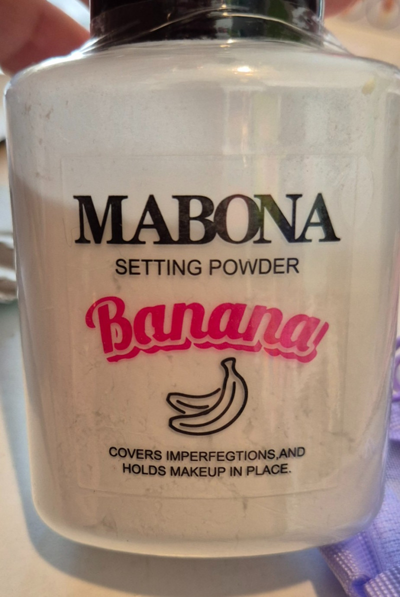 Polvo banana blanco / traslúcido