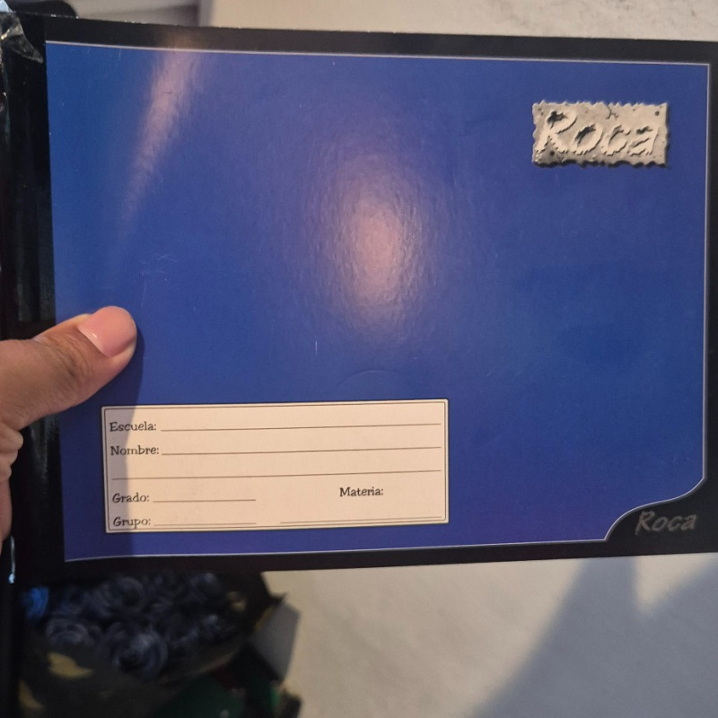 Libreta / cuaderno blanco italiana
